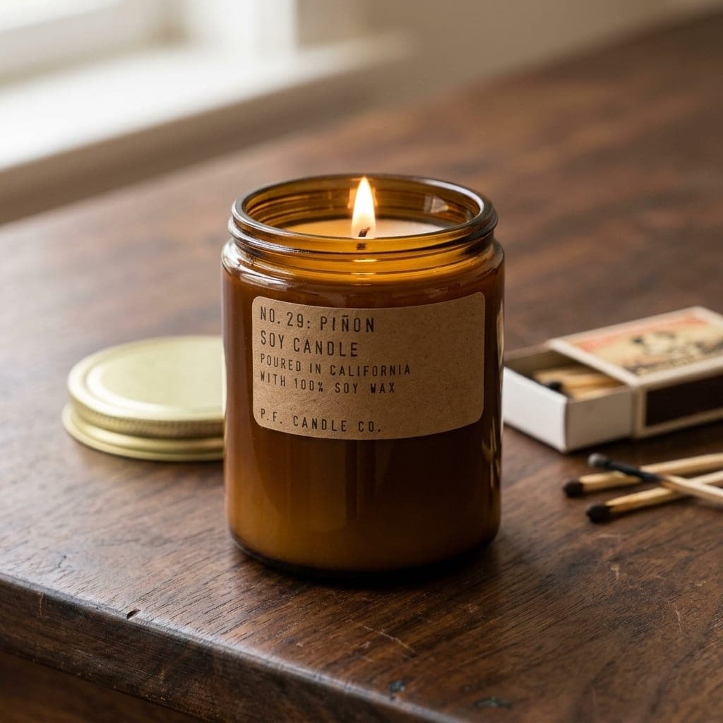 Piñon Soy Candle, 7.2 oz, view 3