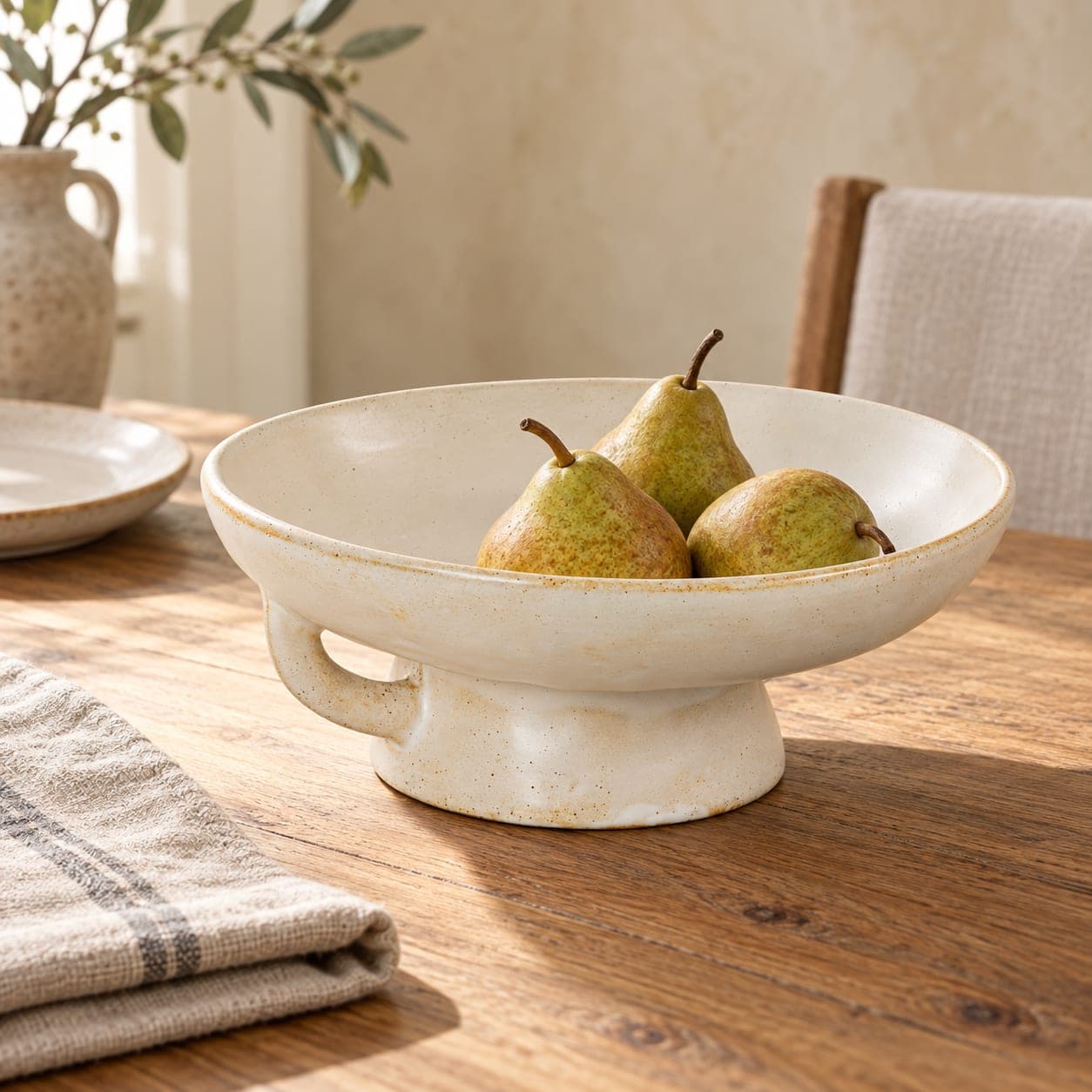 Reactive Glaze Stoneware Bowl, view 2