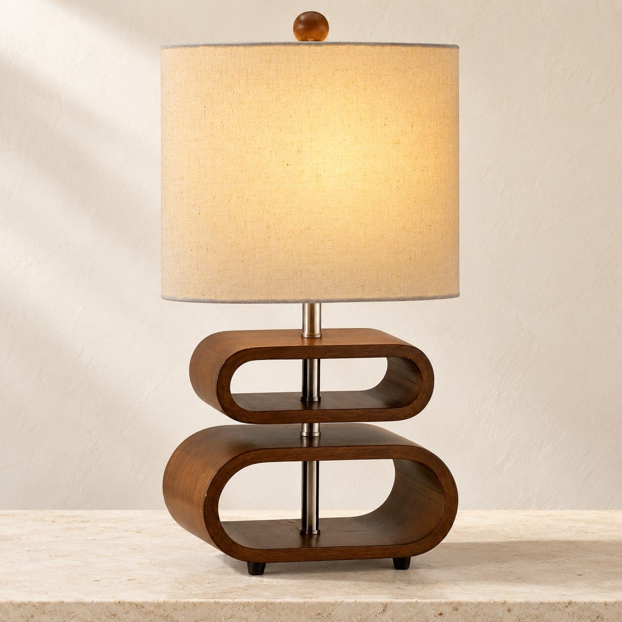 Rhythm Bentwood Table Lamp
