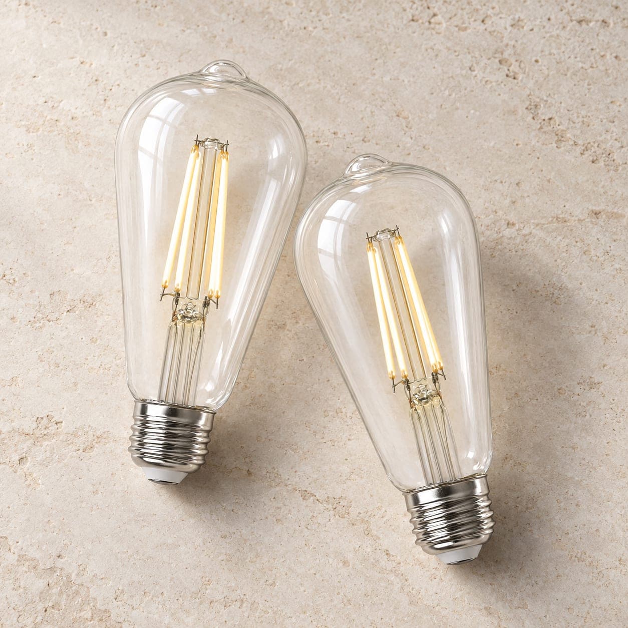 ST19 Edison Bulb 2700K 2-Pack