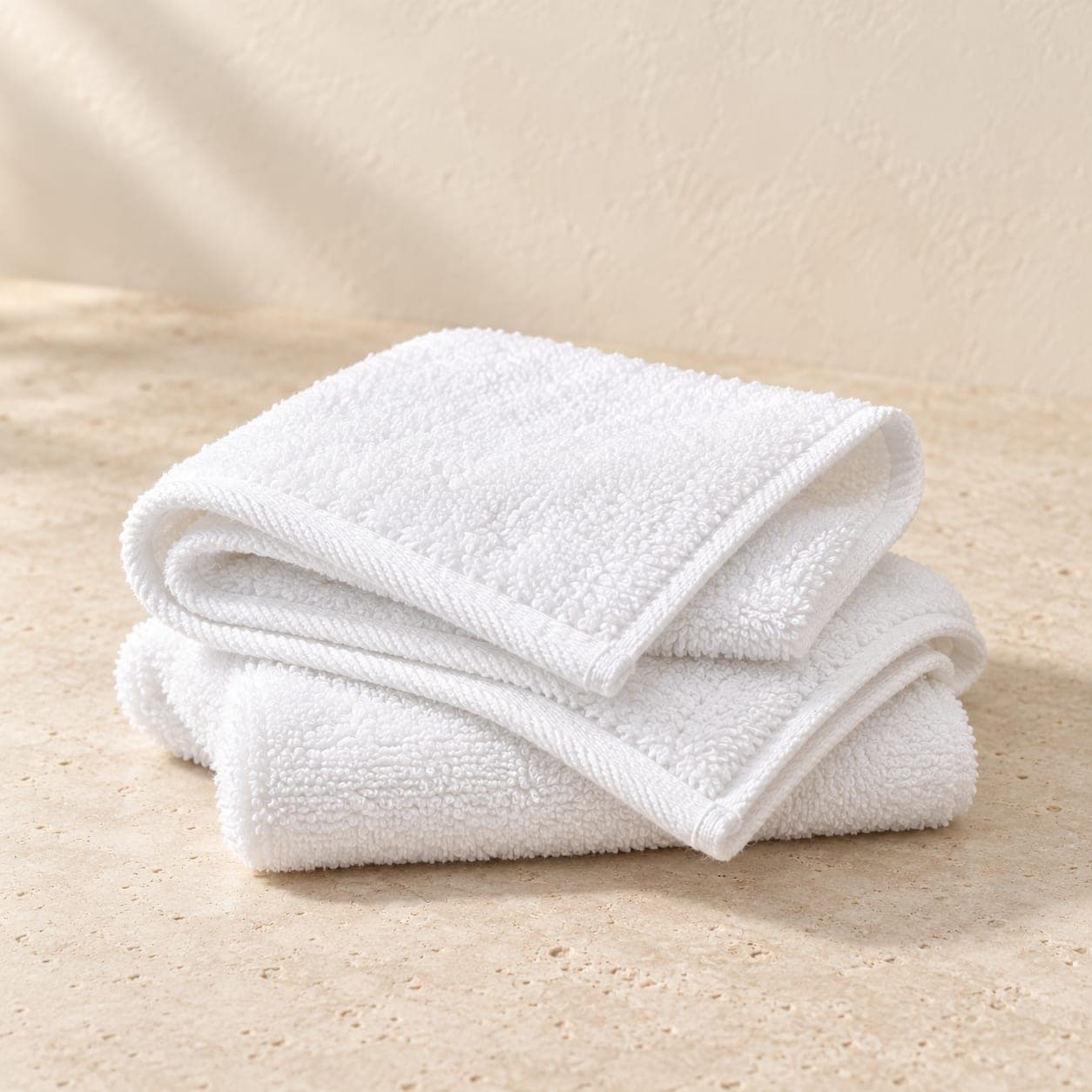 Super-Plush Turkish Cotton Bath Towels Set of 2 White