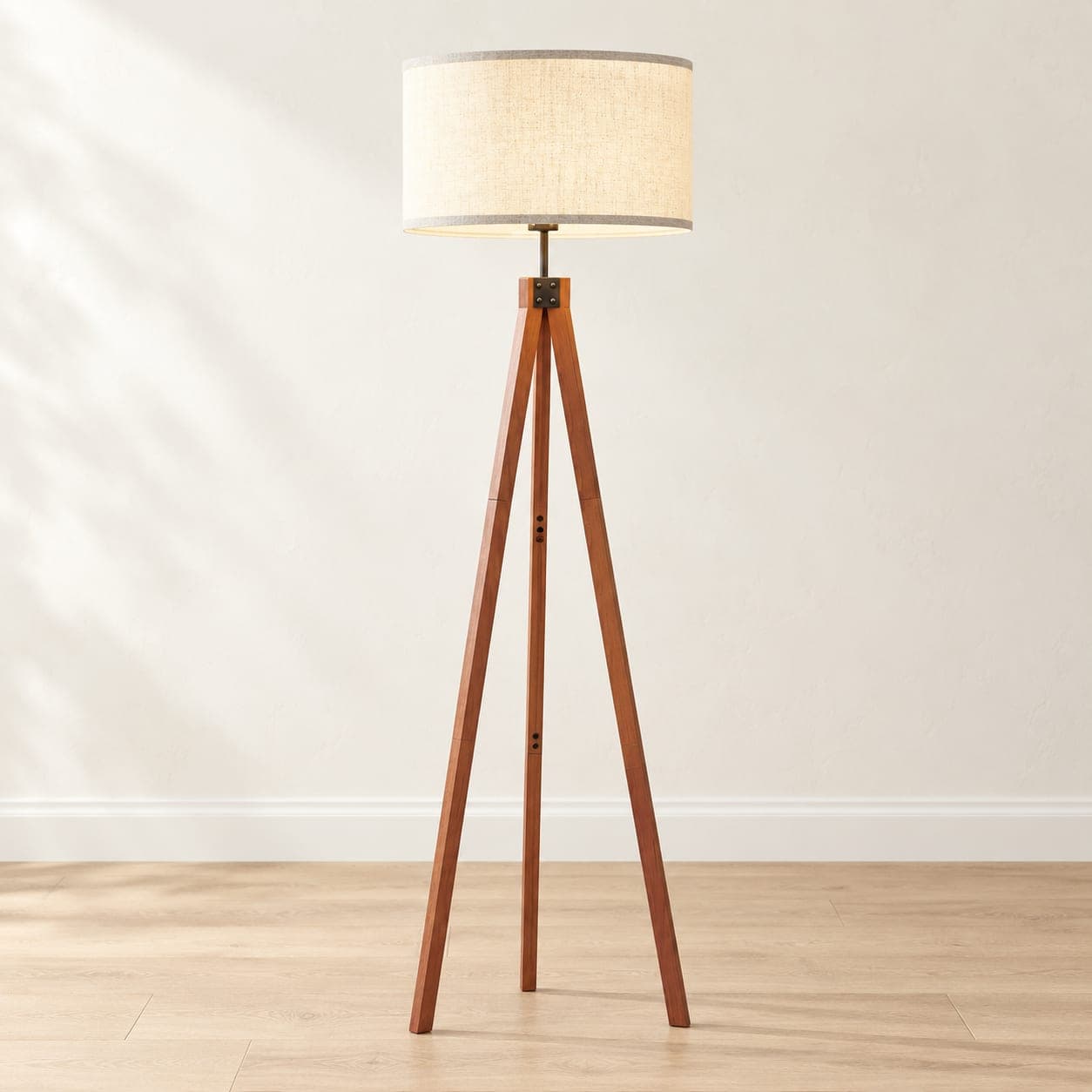 Eden Tripod Floor Lamp Havana Brown