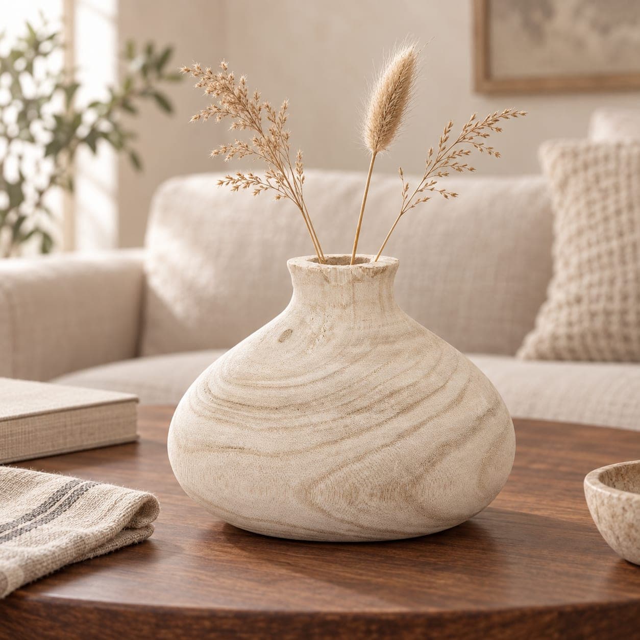 Paulownia Wood Vase, view 2