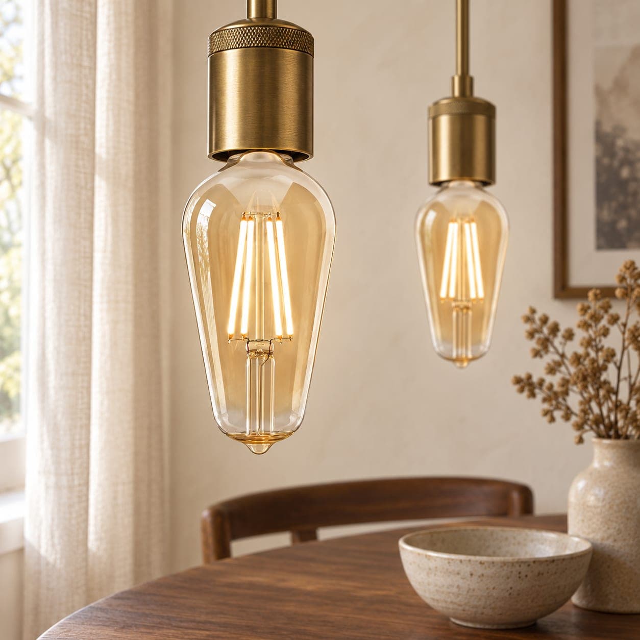 ST19 Amber Filament Bulb 8-Pack, view 2